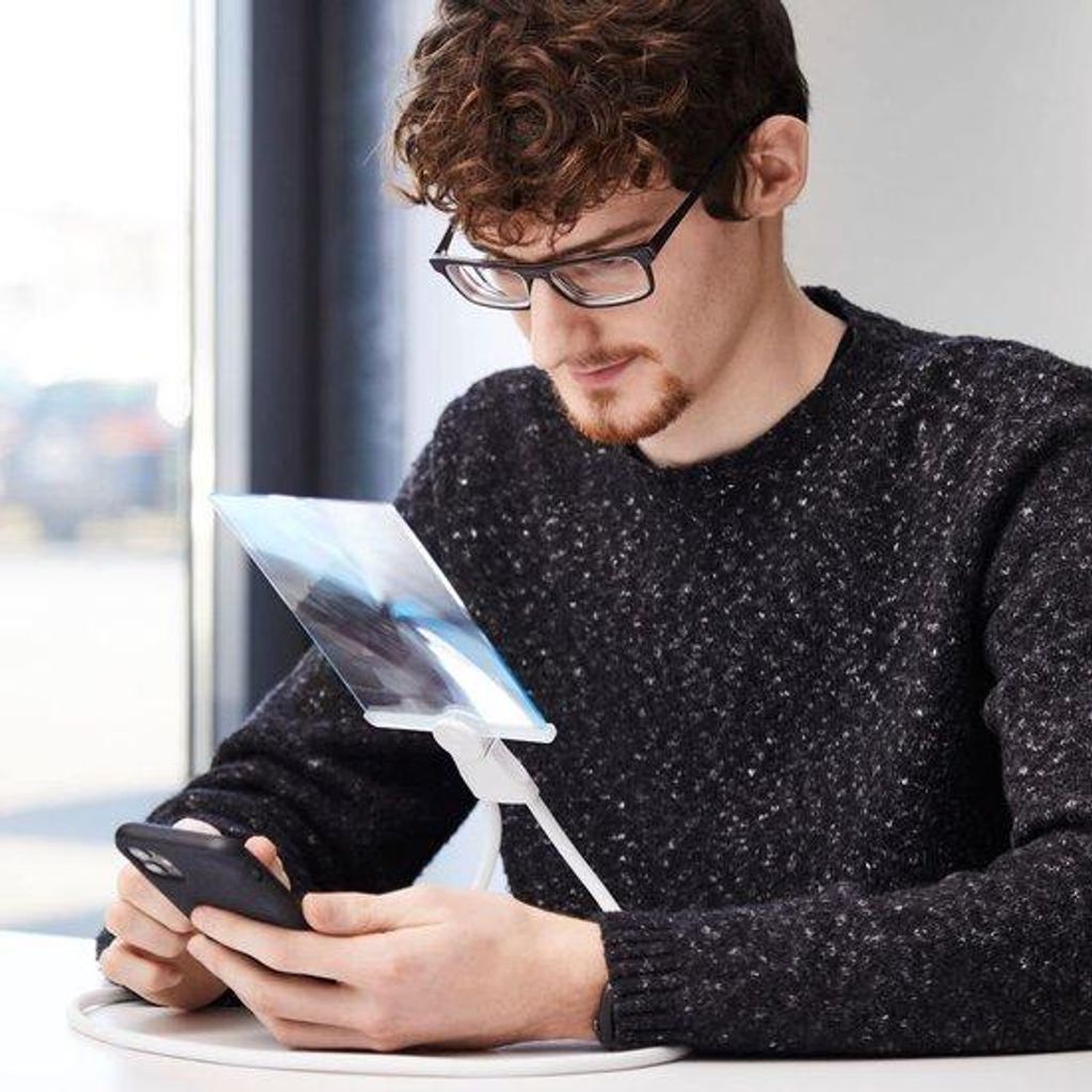 Unyqoos Versatile 3-in-1-Vergrößerung mit Fresnel-Linse und Anti-Blau-Lichtfilter