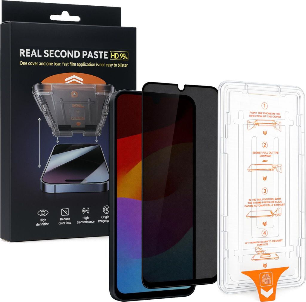 Verre de protection SnapFit Privacy pour Samsung Galaxy A16 Image du produit 