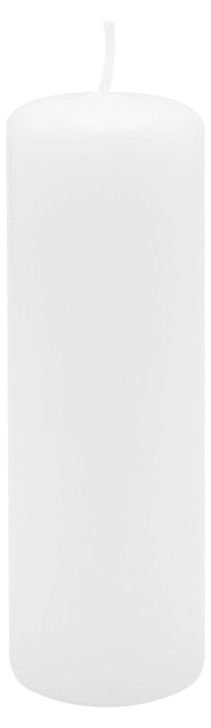 Stumpenkerzen 200 x  Ø 40 mm, Weiß, 4 Stück Produktbild 