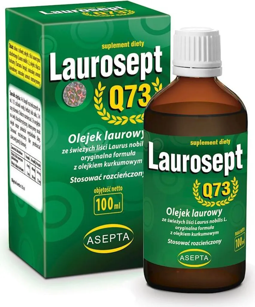 Laurosept Q73 ASEPTA 100 ml - Huile concentrée laurier et curcuma