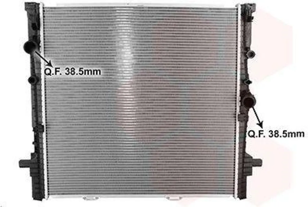Radiateur de moteur Van Wezel 06012764 pour entretien auto et voyage