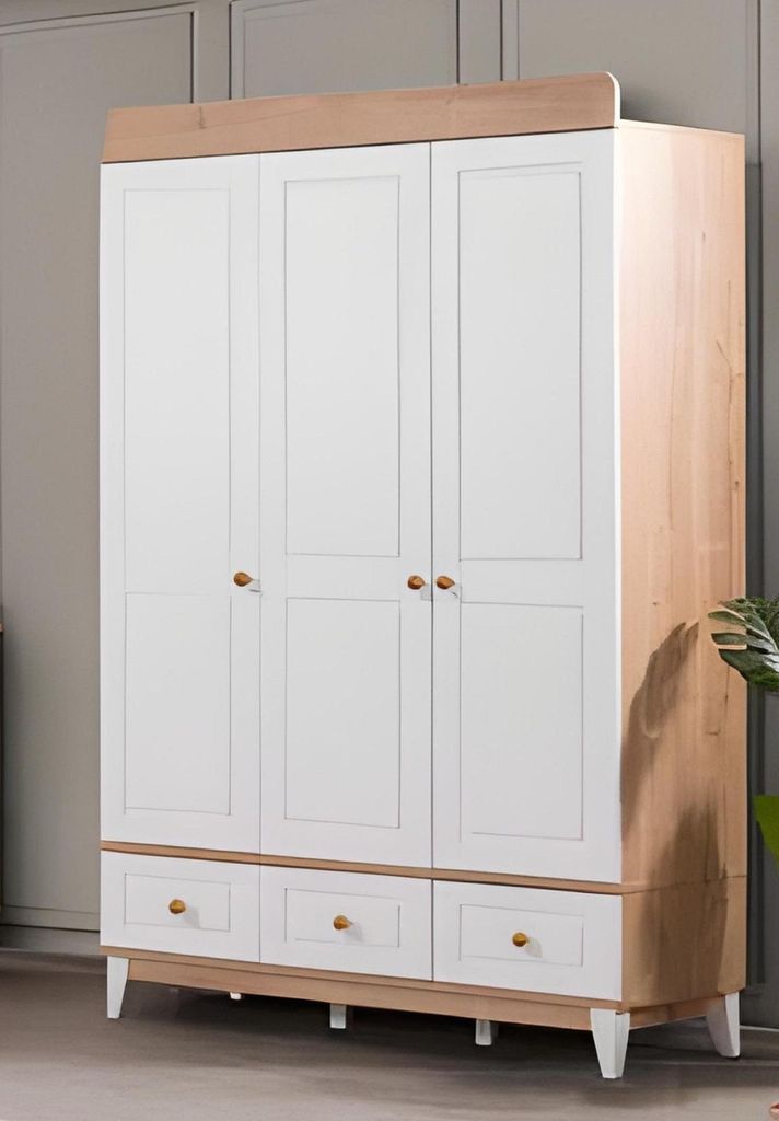 Kleiderschrank Kinderzimmer Weiß Schranke Holz Kindermöbel Holz Modern Neu