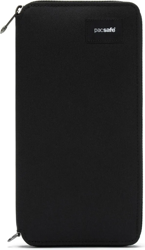 Portafoglio Viaggio Pacsafe RFIDsafe Jet Black - Organizzatore Passaporto - 1