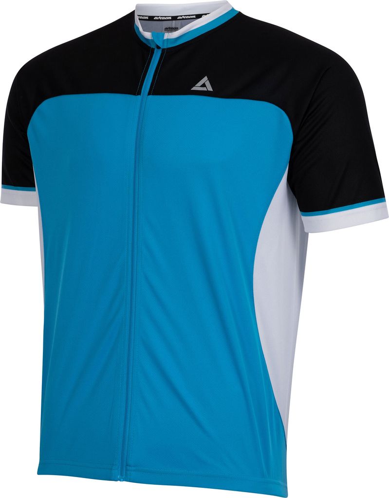 Airtracks Herren Fahrradtrikot Kurzarm Pro T II / Blau-Schwarz-XL / atmungsaktives Radtrikot - Jersey mit Quick Dry & Anti-UV