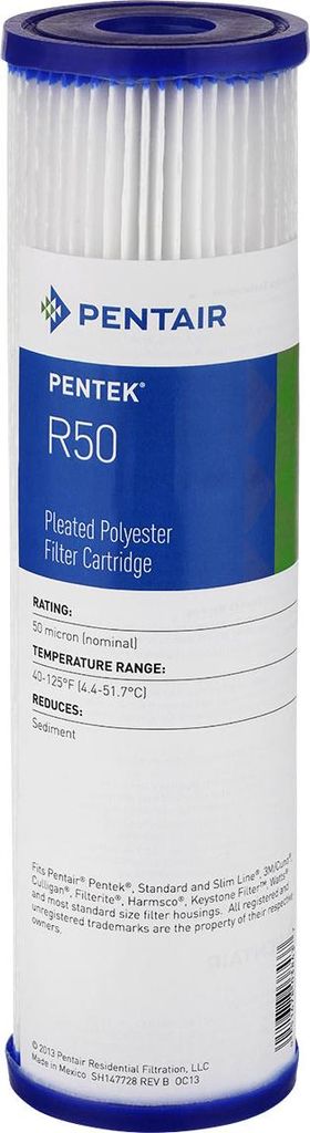 Pentek R50 Wasserfilter 10 Zoll Sediment Schmutzfilter 50 Micron