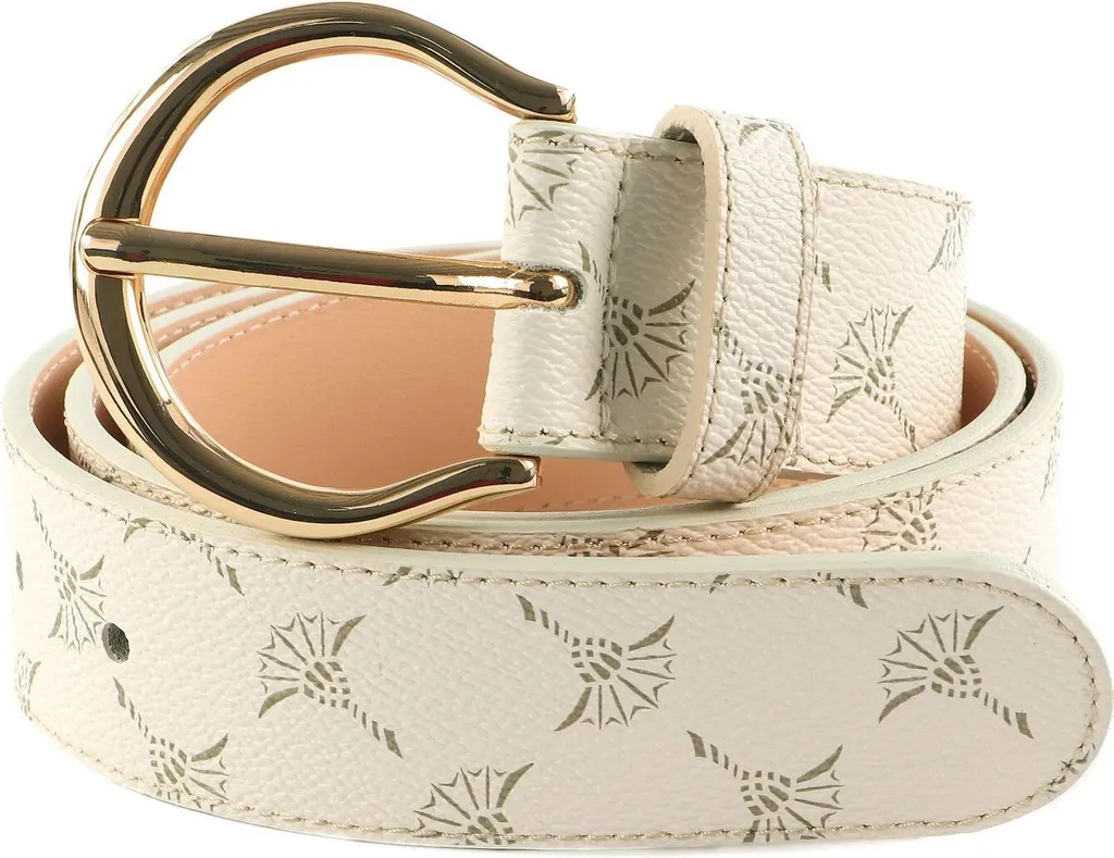 JOOP! Cintura Donna DOB 3,5 CM Cream White Avorio W95 Pelle Lusso