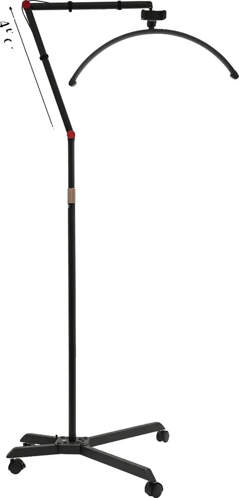 Lampadaire LED liseuse pour bureau et salon hauteur réglable noir