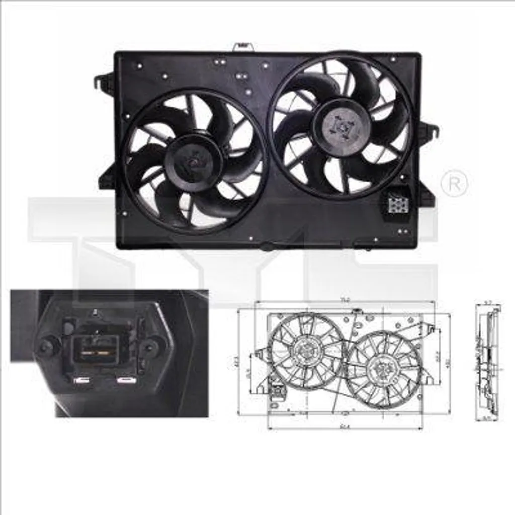 Remplacer ventilateur radiateur Mondeo - TYC 810-0007 solution OE