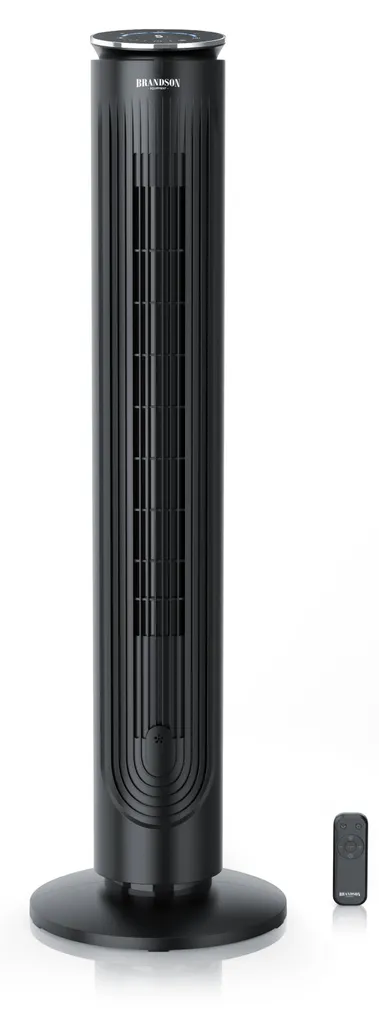 Brandson Ventilateur de tour 105cm avec télécommande et mode ECO 40W