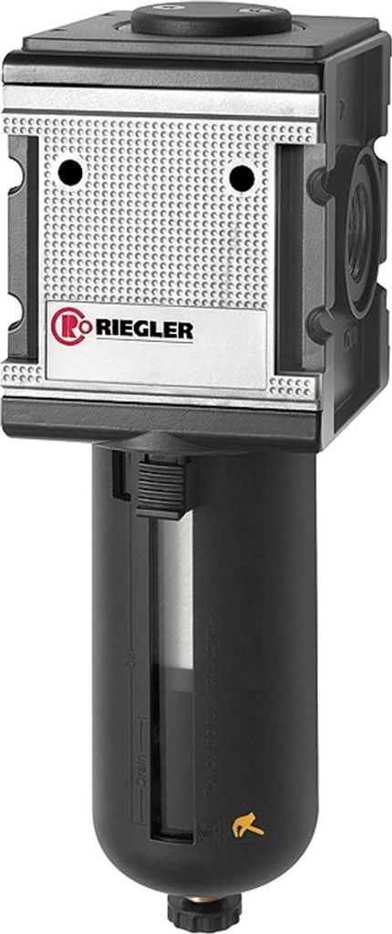 Riegler Vorfilter »multifix« PC-Behälter, Schutzkorb, 0,3 μm, BG 4, G 3/4