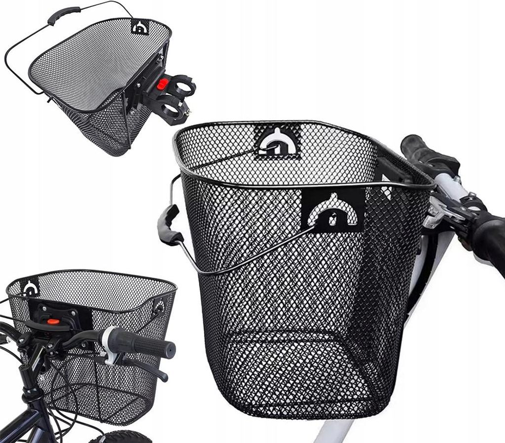 Přední cyklistický košík Profi_Art 6001894, černý Obrázek produktu 