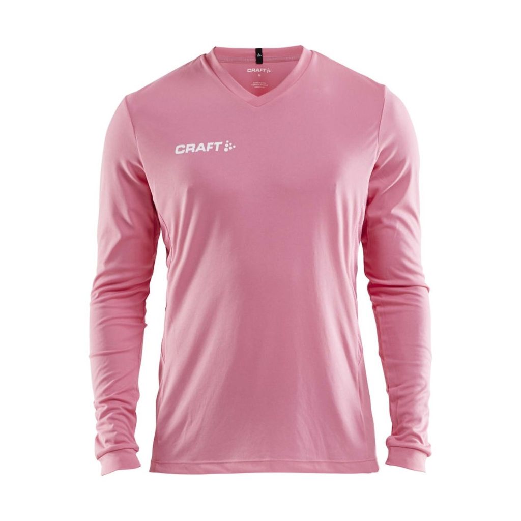 Craft Squad Solid Trikot Langarm Herren - Rosa | Größe: L