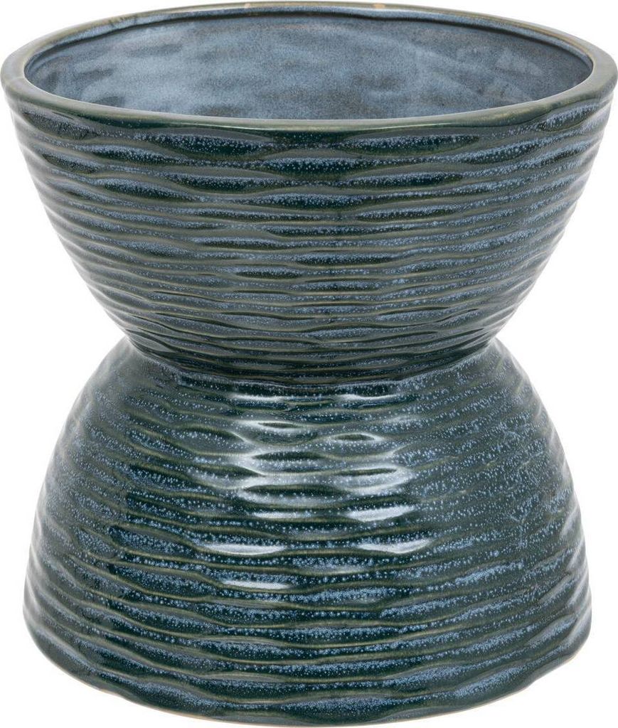 Übertopf "be vintage" d19cm entenblau - Atmosphera créateur d'intérieur