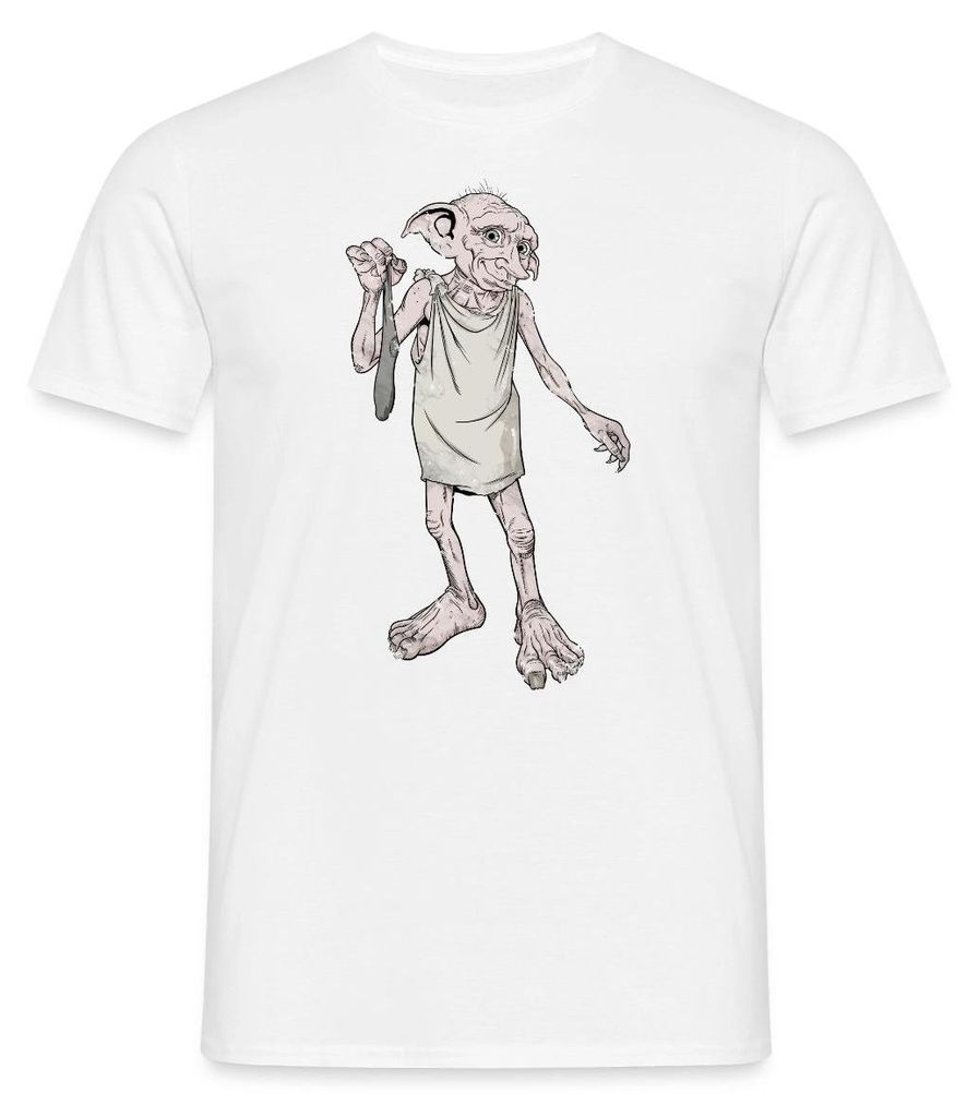 Spreadshirt Harry Potter Dobbys Geschenk Männer T-Shirt, XXL, Weiß