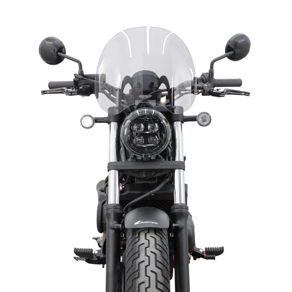 Bulle moto MRA Touring gris fumé haute protection pour routières