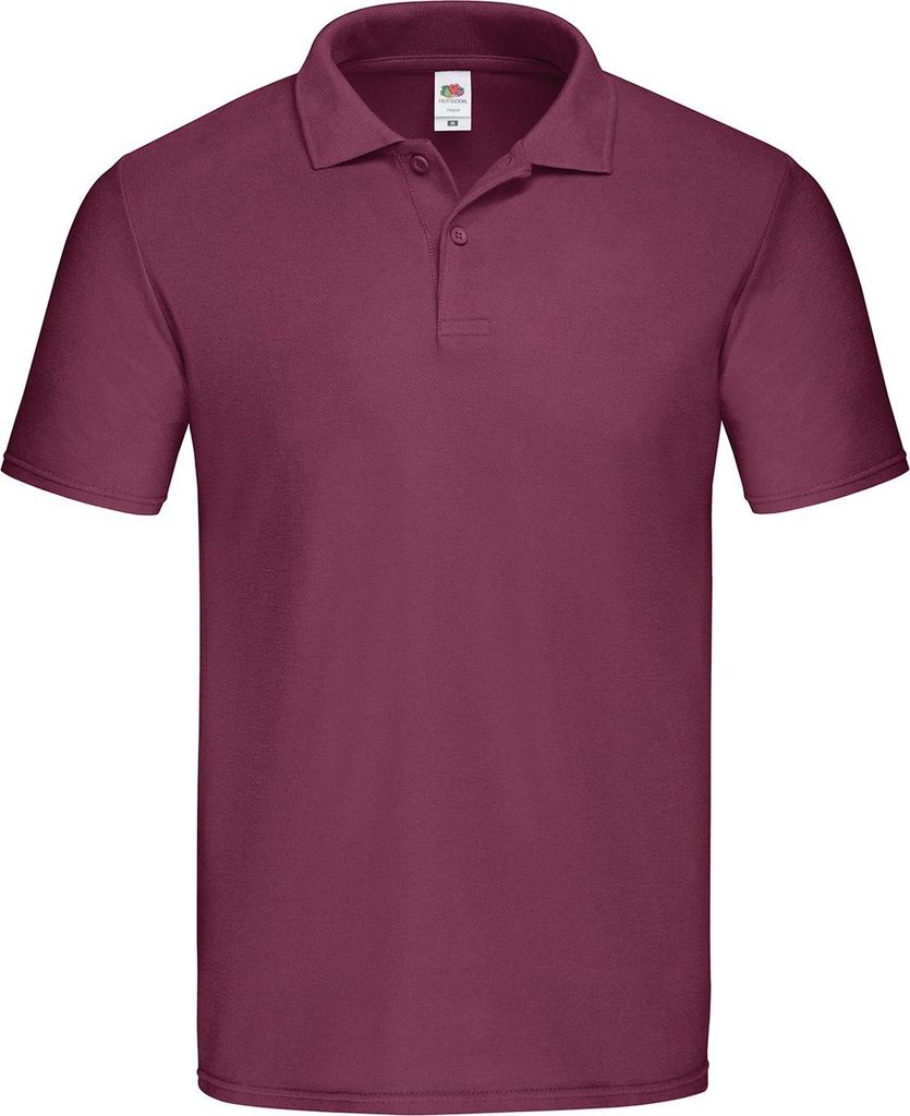 Fruit of the Loom - "Original" Poloshirt für Herren FK2384 (S) (Burgunderrot)