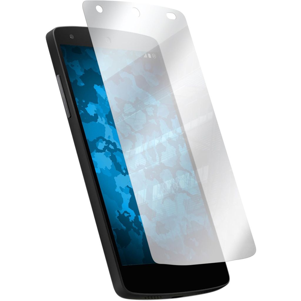 2er-Pack PhoneNatic Displayschutzfolien verspiegelt kompatibel mit Google Nexus 5