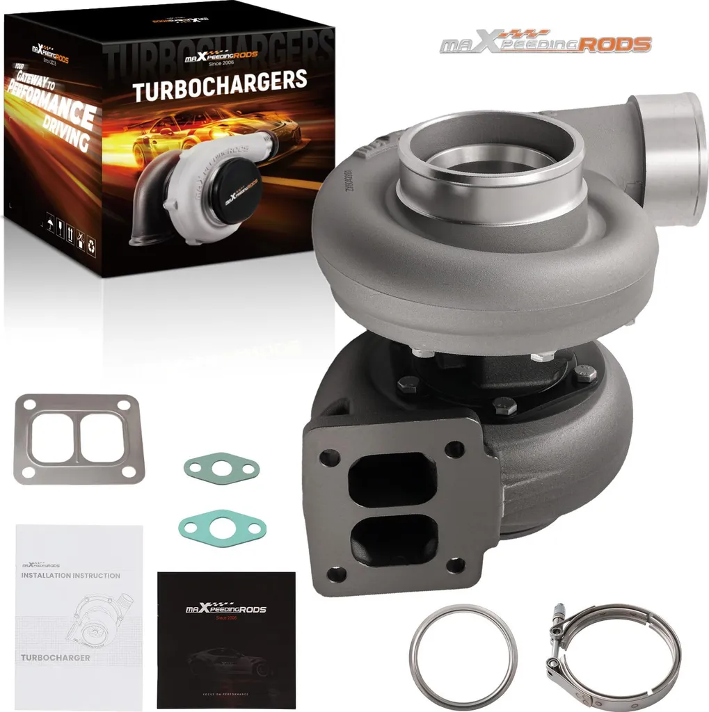 Turbocompresseur GT45 GT45R T4 Bride V-Band A/R .66 1.05 pour 600+ CV