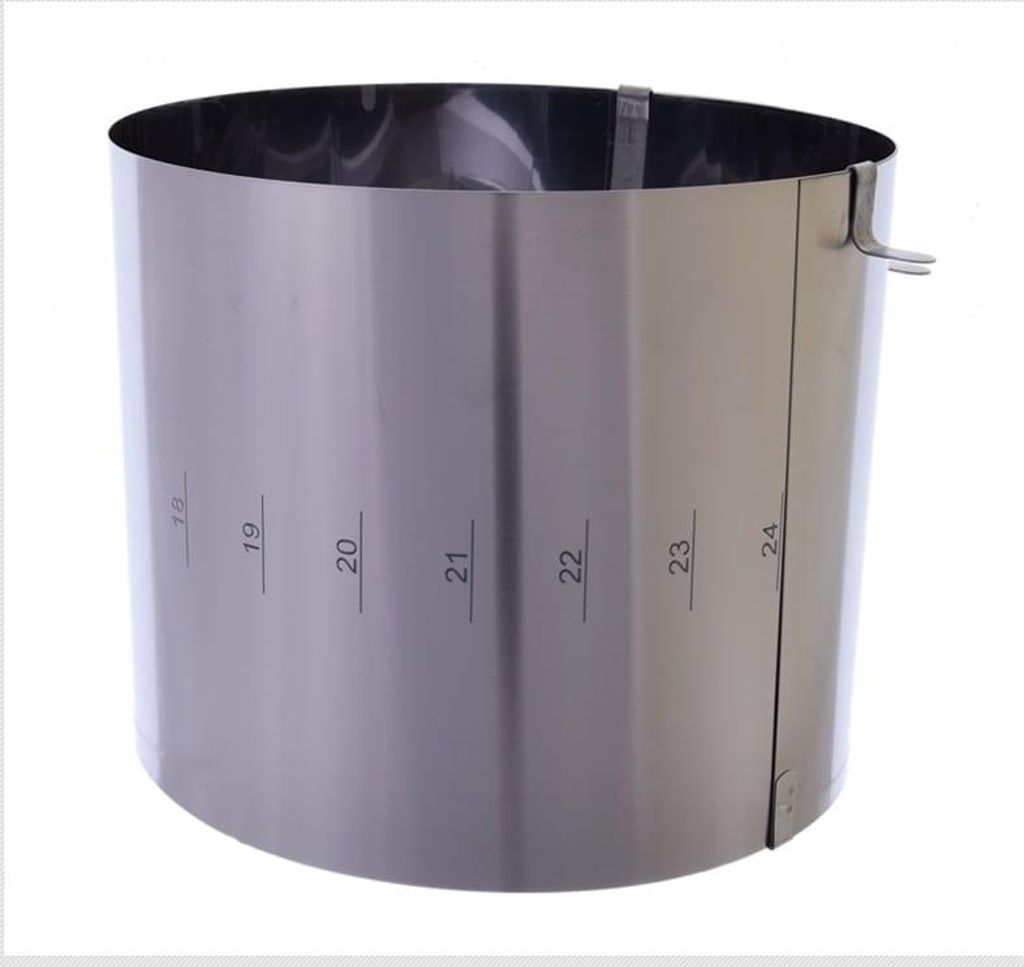 Cerchietto per torta regolabile ALTO h=20 cm CON FORMA Immagine del prodotto 