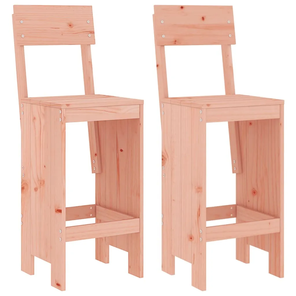 Set 2 Sgabelli Bar 115cm Legno Massello Douglas | Arredo Rustico Vero