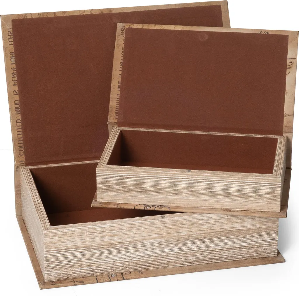 Solution Anti-vol Discrète Set de 2 Livres Coffre-fort Déco Oiseaux - 2