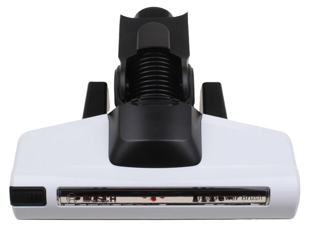 A close-up studio shot of a vacuum cleaner attachment.