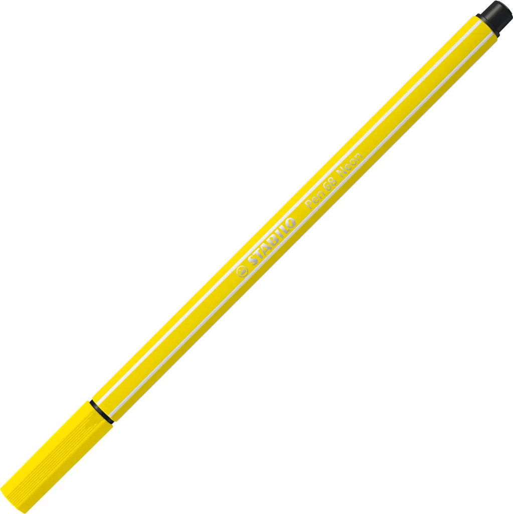 Pennarello STABILO Pen 68 Giallo 1mm | Ideale per Studenti e Artisti