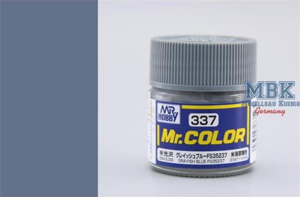 Mr Hobby - Gunze C-337 - Mr. Color (10 ml), Grayish Blue FS35237