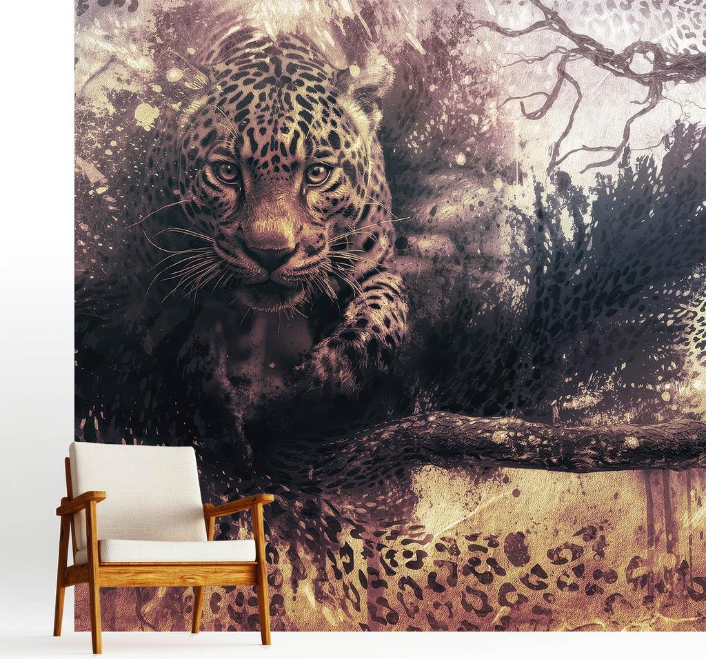 Fototapete selbstklebend - 250x250 cm - Tapete - Wandtapete - Wandbilder - Klebefolie - Dekofolie - Tapete Folie - Wand - Dekoration - Wohnzimmer -...