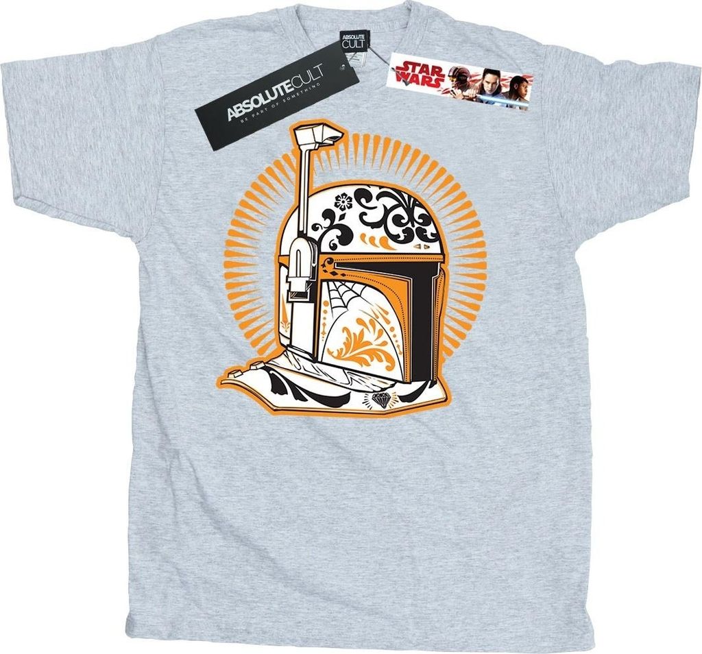 Star Wars - "Dia De Los Muertos" T-Shirt für Herren BI51988 (XL) (Grau)