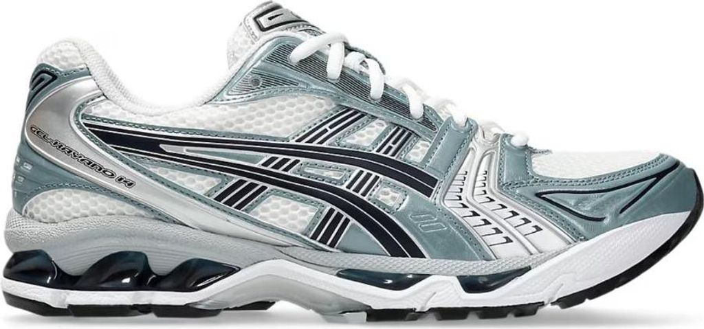 Asics Gel-Kayano 14 - white/fjord grey, Größe:11.5 Produktbild 