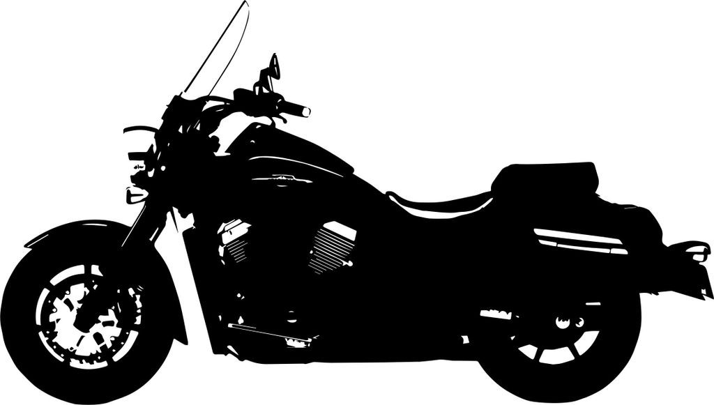 Wandtattoo, 1500er Intruder, Chopper, Motorrad, Bike