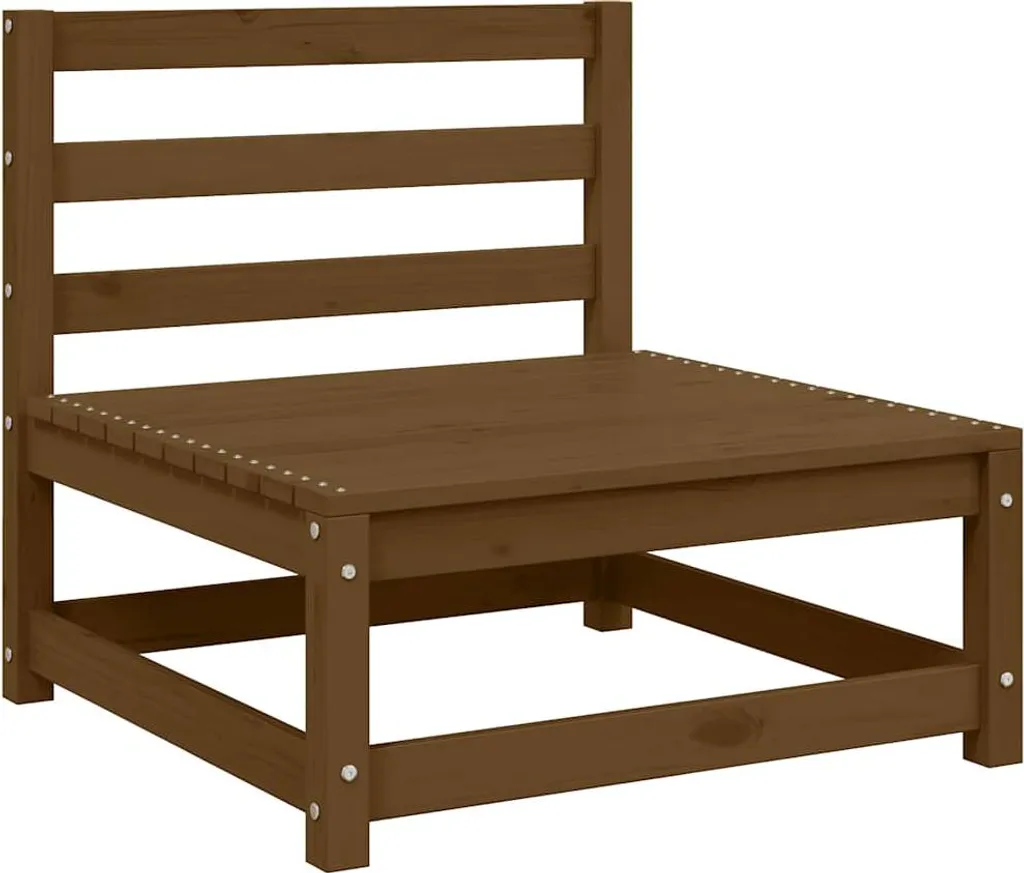 Divano da Giardino per Famiglia in Pino e Crema | Comfort Esterno