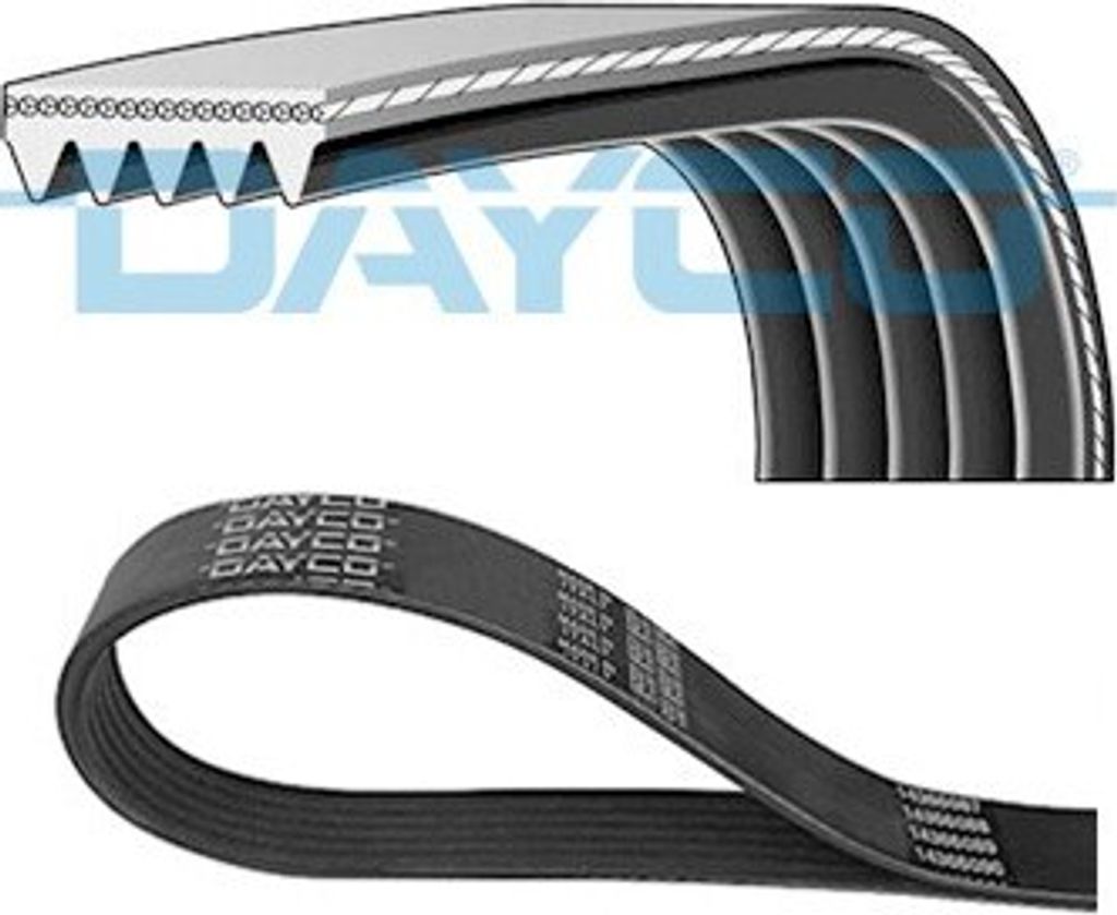 DAYCO Keilrippenriemen 1230,0mm für HYUNDAI i10 (IA) 5PK1230EE
