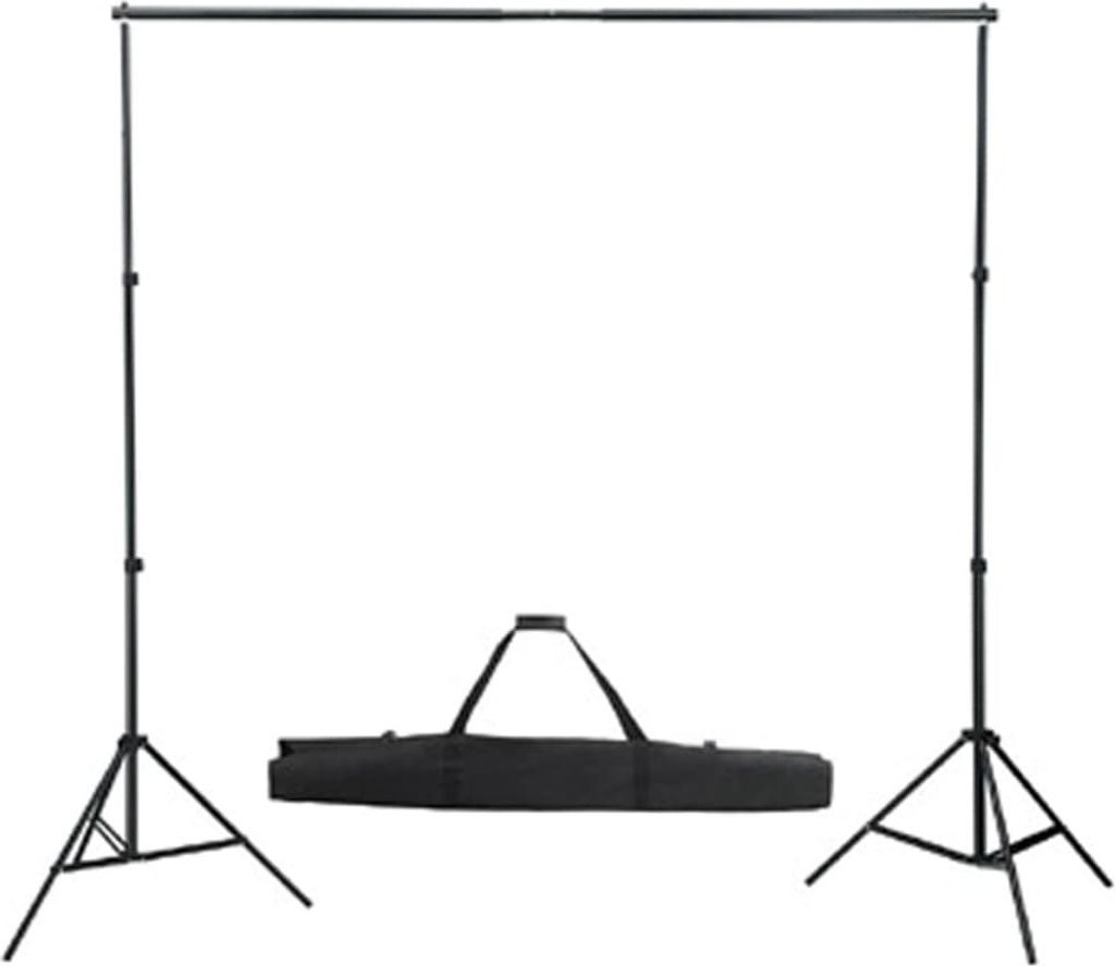 vidaXL Systém fotografického pozadí 300 x 300 cm Bílá Obrázek produktu 