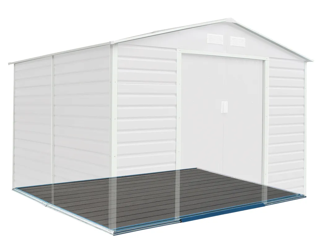 Sol WPC G21 Ebony : Fini l'Humidité dans votre Maison de Jardin GAH 529