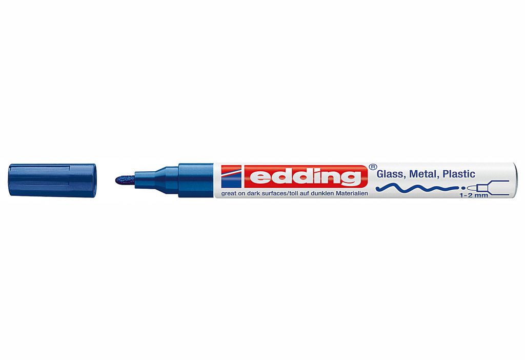EDDING Glanzlack-Marker 751 blau Immagine del prodotto 