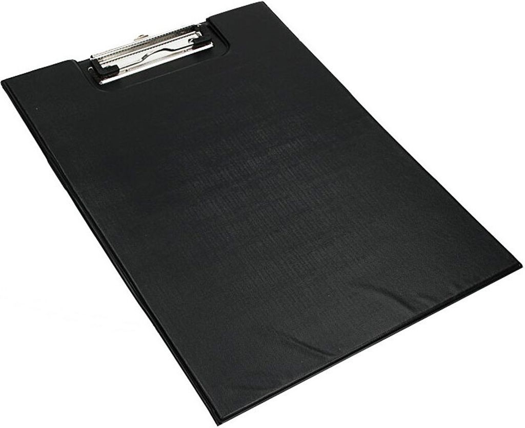 Deska z klipem Clipboard A4 zamykana, czarna, 1 sztuka