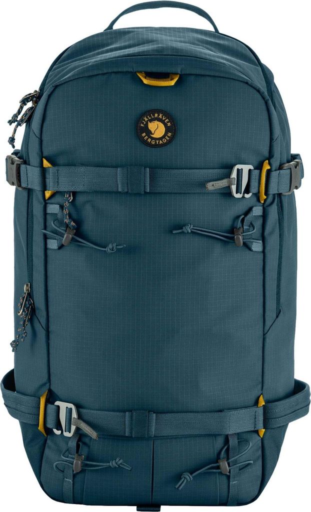 Bergtagen Touring 30 - Skirucksack (flame orange-mountain blue)
