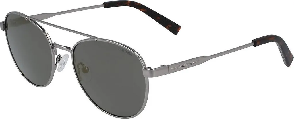 Nautica N4641SP-030 Occhiali da Sole Uomo Polarizzati Ø 53 mm Argento