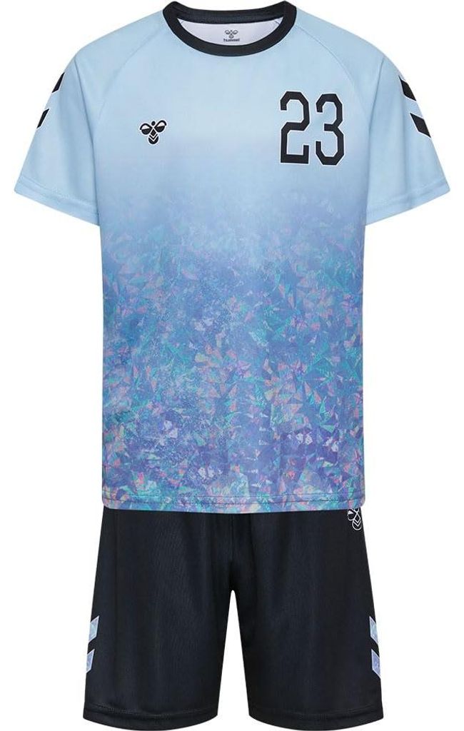 hummel Kinder hmlShimmer, T-Shirt Und Shorts Set, Hellblau, Produktbild 