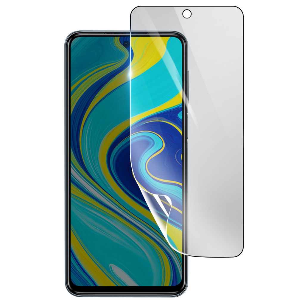 3mk, Stoß- und kratzfester Hydrogel Bildschirmschutz für Xiaomi Redmi Note 9S, Transparent