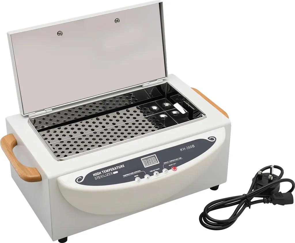 Stérilisateur air chaud 1L blanc 500W : fini la rouille sur vos outils