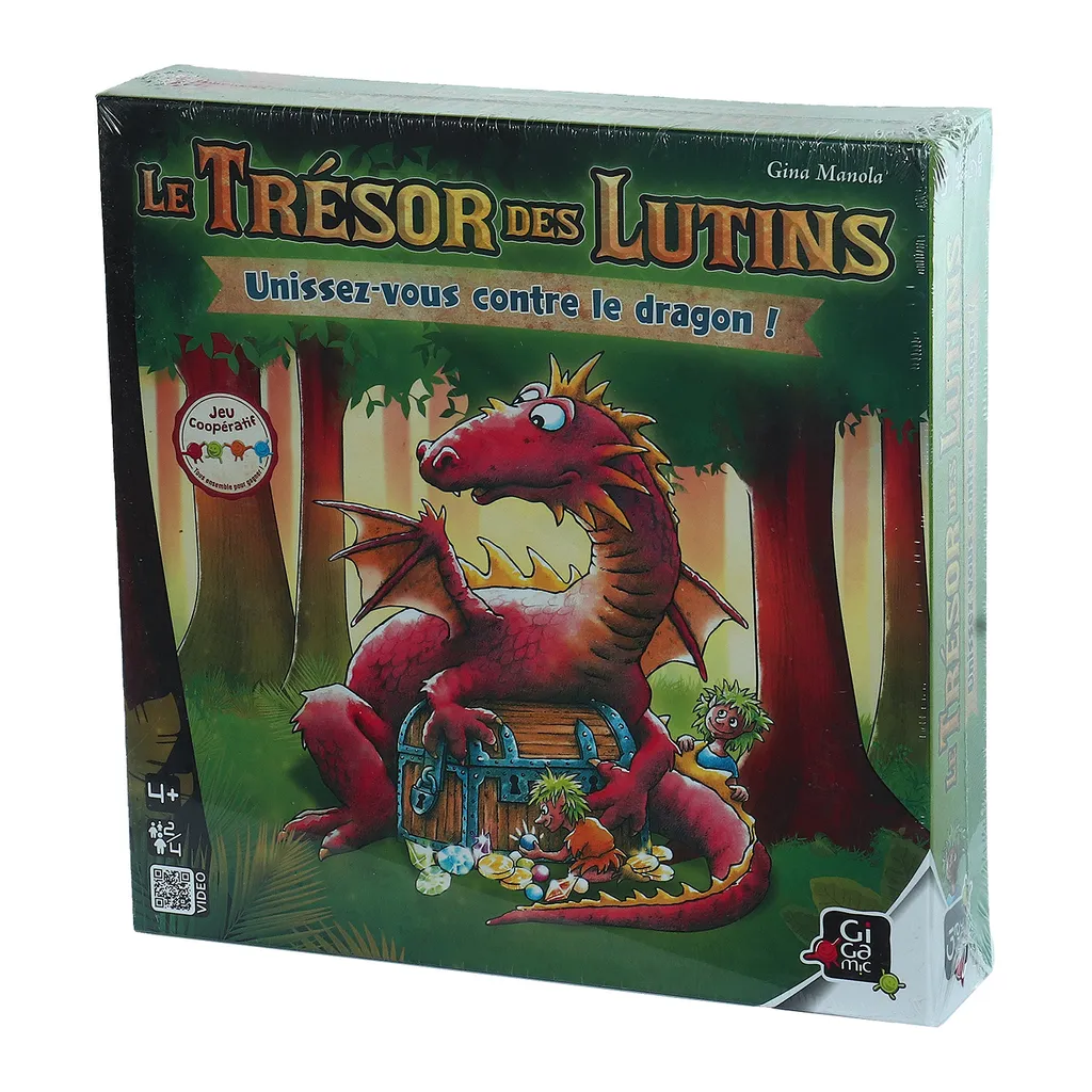Jeu Société 4 ans Gigamic : Le Trésor des Elfes - Mémoire Coopération