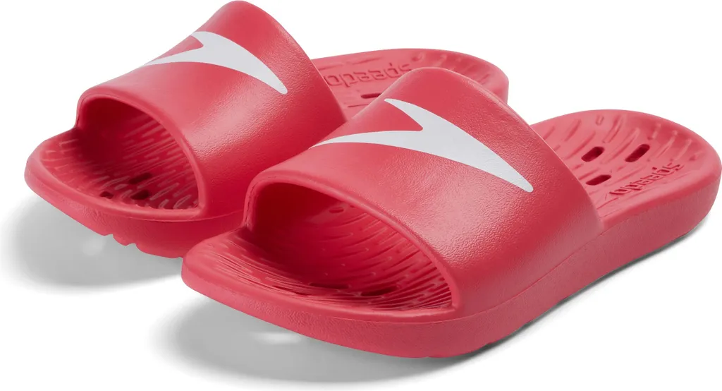 Tongs Speedo Slide Junior - Sandales de Piscine Enfant Bleu Marine