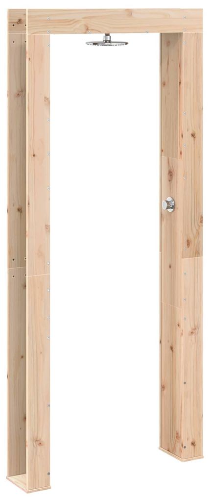 vidaXL Venkovní sprcha 226 cm z masivního borovicového Obrázek produktu 