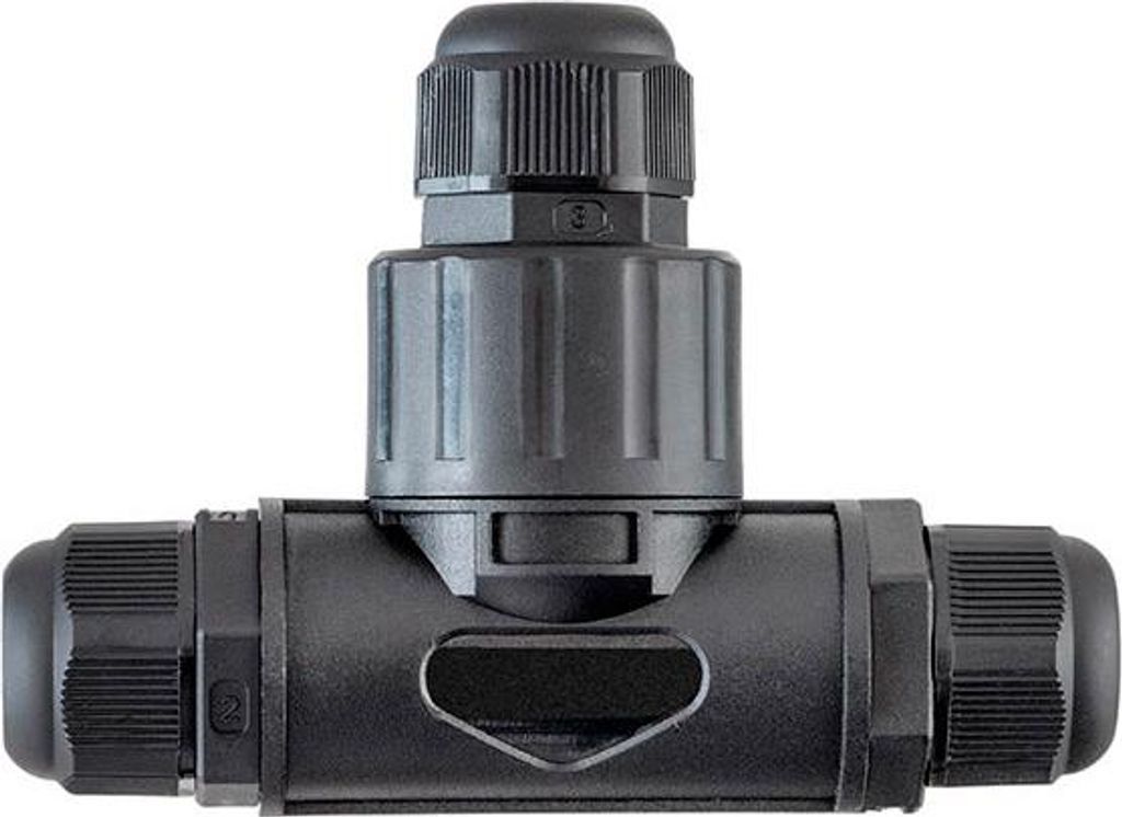 Wasserdicht T abgeleitet IP68 2 Pole + Erde