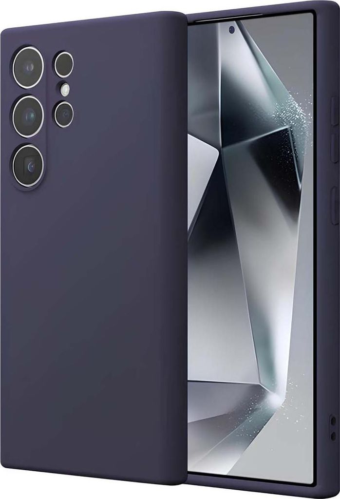 Crong, Hülle Samsung Galaxy S24 Ultra Weiches Silikon Stoßfest, Violett