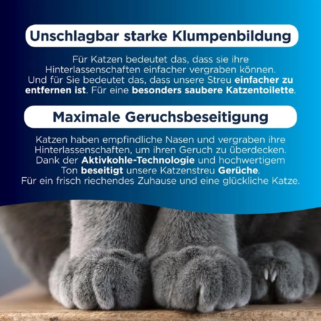 Litière agglomérante Ever Clean Extra Strong sans parfum pour chat 10L - 4