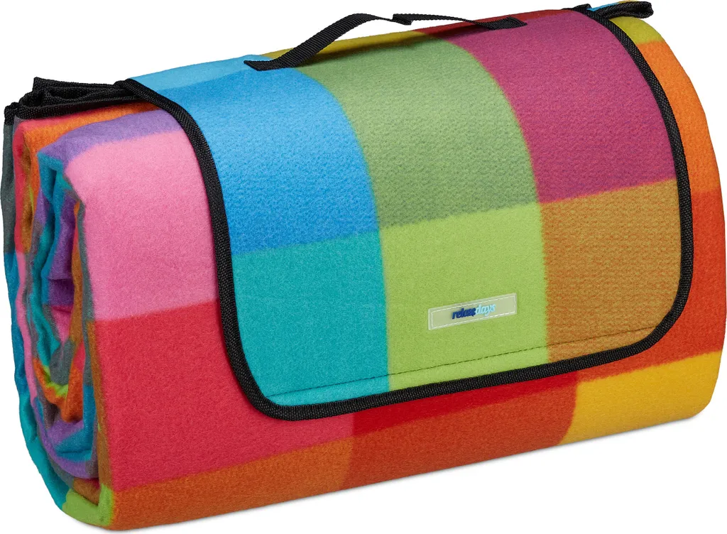 Telo Picnic Relaxdays XXL 200x300 | Coperta Impermeabile da Spiaggia